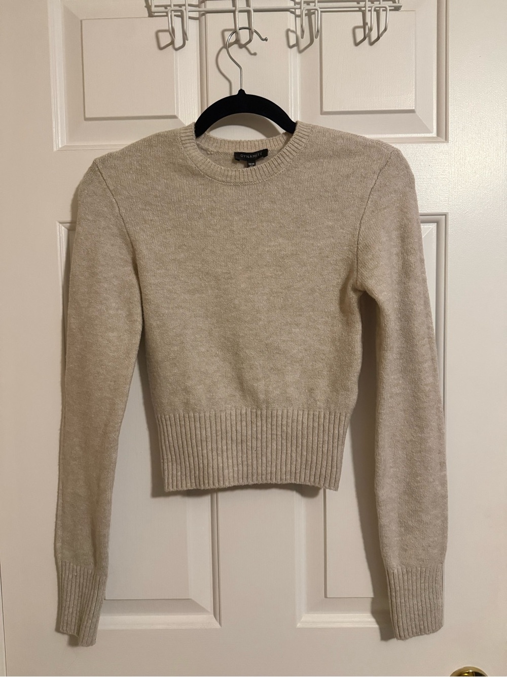 Dynamite Apricot Fitted Crewneck Sweater - NWT